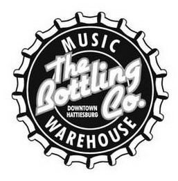 THE BOTTLING CO. MUSIC WAREHOUSE DOWNTOWN HATTIESBURG logo