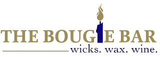 THE BOUGIE BAR WICKS. WAX. WINE. logo