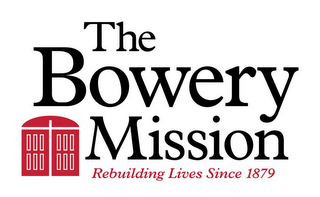 THE BOWERY MISSION REBUILDING LIVES SINCE 1879 logo