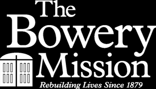 THE BOWERY MISSION REBUILDING LIVES SINCE 1879 logo