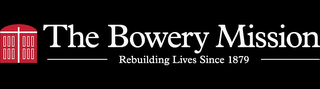 THE BOWERY MISSION REBUILDING LIVES SINCE 1879 logo