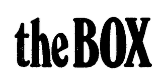 THE BOX logo