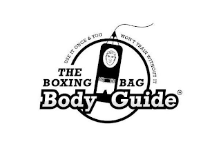 THE BOXING BAG BODY GUIDE USE IT ONCE & YOU WON'T TRAIN WITHOUT IT logo