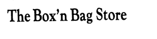 THE BOX'N BAG STORE logo