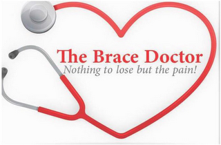 THE BRACE DOCTOR NOTHING TO LOSE BUT THE PAIN! logo