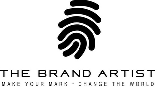 THE BRAND ARTIST MAKE YOUR MARK - CHANGE THE WORLD logo