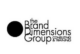 THE BRAND DIMENSIONS GROUP CONSULTING & TRAINING logo