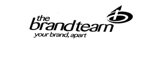 THE BRAND TEAM YOUR BRAND, APART logo
