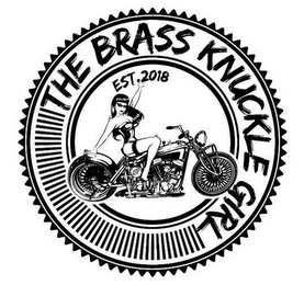 THE BRASS KNUCKLE GIRL EST. 2018 logo