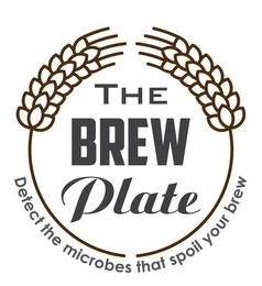 THE BREW PLATE DETECT THE MICROBES THATSPOIL YOUR BREW logo
