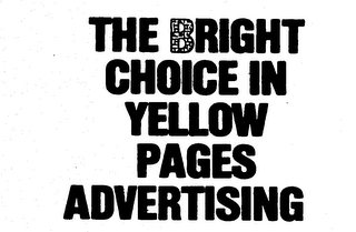 THE BRIGHT CHOICE IN YELLOW PAGES ADVERTISING logo
