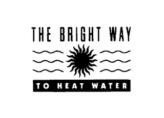 THE BRIGHT WAY TO HEAT WATER logo