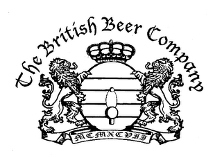 THE BRITISH BEER COMPANY MCMXCVII logo