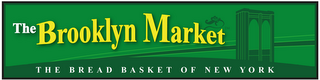 THE BROOKLYN MARKET THE BREAD BASKET OF NEW YORK logo
