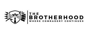 THE BROTHERHOOD WHERE COMRADERY CONTINUES logo