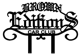 THE BROWN EDITIONS CAR CLUB logo