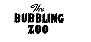 THE BUBBLING ZOO logo