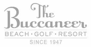 THE BUCCANEER BEACH · GOLF · RESORT SINCE 1947 logo