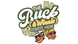 THE BUCK (& WINNIE) STARTS HERE HARRAH'S LAS VEGAS logo