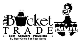 THE BUCKET TRADE BEER GROWLERS PROVISIONS BY BEER GEEKS FOR BEER GEEKS logo