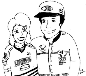 THE BUFFALO GUY AND BRENDA FROM BUFFALO logo