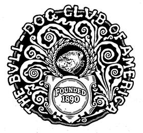 THE BULL DOG CLUB OF AMERICA FOUNDED 1890 logo
