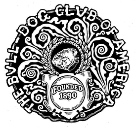 THE BULL DOG CLUB OF AMERICA FOUNDED 1890 logo