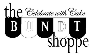 THE BUNDT SHOPPE CELEBRATE WITH CAKE logo