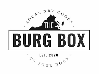THE BURG BOX EST. 2020 · LOCAL NRV GOODS · · TO YOUR DOOR · logo