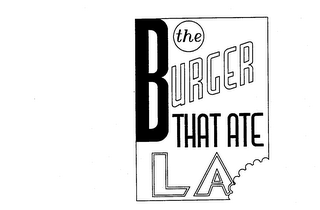 THE BURGER THAT ATE LA logo