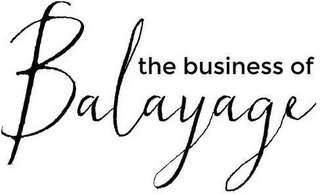 THE BUSINESS OF BALAYAGE logo
