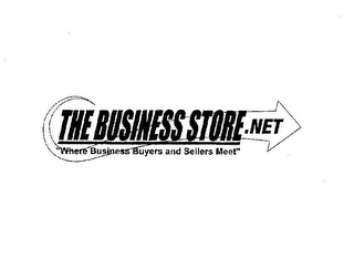 THE BUSINESS STORE.NET "WHERE BUSINESS BUYERS AND SELLERS MEET" logo