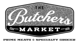 THE BUTCHER'S MARKET PRIME MEATS SPECIALTY GROCER logo
