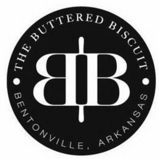 · THE BUTTERED BISCUIT · BENTONVILLE, ARKANSAS BB logo