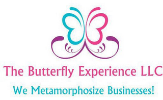 THE BUTTERFLY EXPERIENCE LLC WE METAMORPHOSIZE BUSINESSES! logo