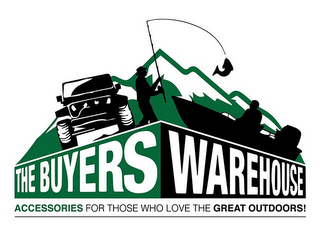 THE BUYERS WAREHOUSE ACCESSORIES FOR THOSE WHO LOVE THE GREAT OUTDOORS! logo