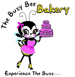 THE BUZY BEE BAKERY EXPERIENCE THE BUZZ logo