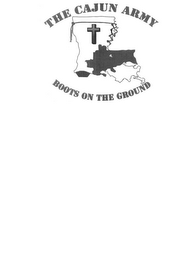 THE CAJUN ARMY BOOTS ON THE GROUND logo