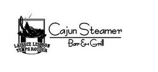 THE CAJUN STEAMER BAR &GRILL LAISSEZ LES BON TEMPS ROULER logo