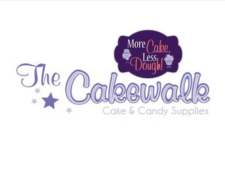 THE CAKEWALK CAKE & CANDY SUPPLIES MORE CAKE, LESS DOUGH! logo