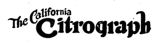 THE CALIFORNIA CITROGRAPH logo
