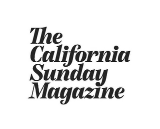 THE CALIFORNIA SUNDAY MAGAZINE logo