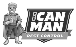 THE CAN MAN PEST CONTROL logo