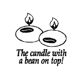 THE CANDLE WITH A BEAN ON TOP! logo