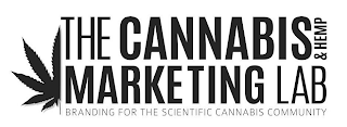 THE CANNABIS & HEMP MARKETING LAB BRANDING FOR THE SCIENTIFIC CANNABIS COMMUNITY logo