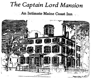 THE CAPTAIN LORD MANSION AN INTIMATE MAINE COAST INN logo