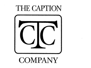 THE CAPTION COMPANY CTC logo