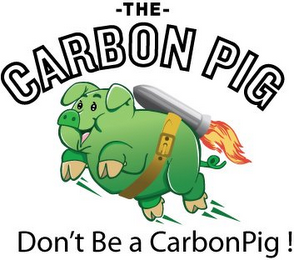 -THE- CARBON PIG DON'T BE A CARBONPIG ! logo