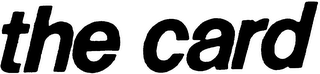 THE CARD logo