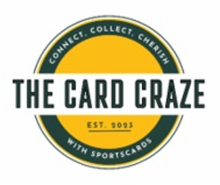THE CARD CRAZE CONNECT. COLLECT. CHERISH WITH SPORTSCARDS EST. 2023 logo